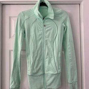 Mint Green Lululemon Zip-up Jacket